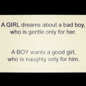 bad boy and good girl