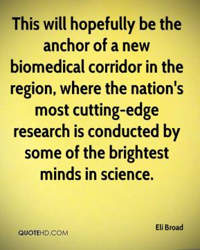 This will hopefully be the anchor of a new biomedical corridor in the ...