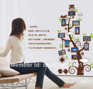 Wall Decals Stickers Removable Photo Frame font b Tree b font font b