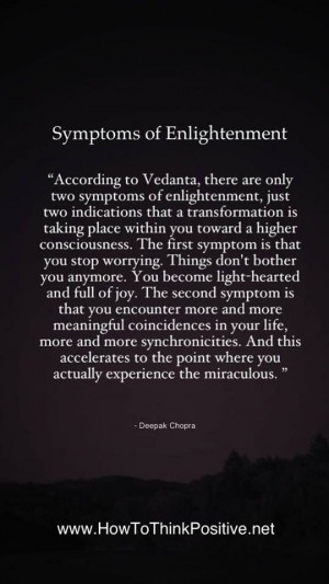 Symptoms of Enlightenment