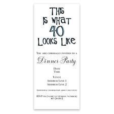 40th birthday, 40 looks like this Invitations for