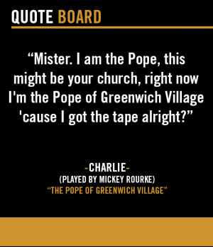 ... msg at the movies new york connection the pope of greenwich village