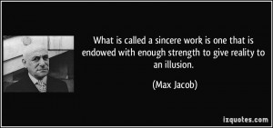 More Max Jacob Quotes