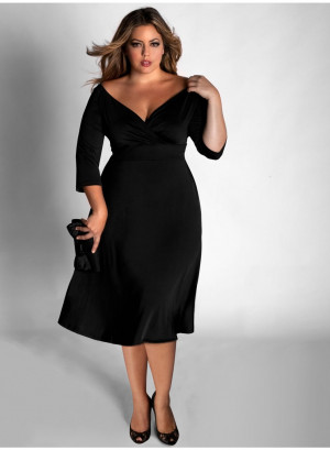 Home Francesca Dress in Black