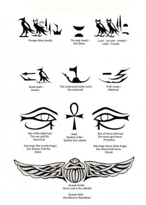 ... and meanings the last egyptian tattoo symbols and their meanings