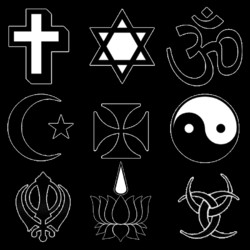 Çeşitli dini semboller