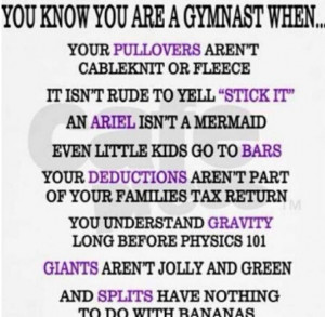 Gymnastics 3, Totally True, Gymnastics Quotes, Gymnasticsmi Life ...