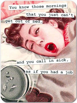 sick in bed, inspiration