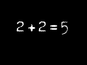 Sometimes when one encounters a 2 + 2 = 5 moment, it's best to name it ...