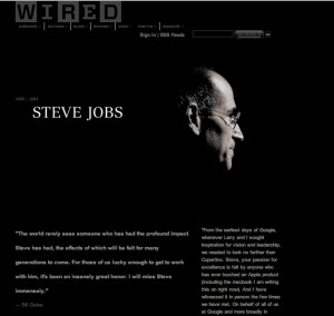 Wired Homepage with Bill Gates Quote