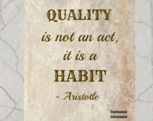 Habits quotes pri ntable 8x10.Ancient style poster.Philosophy quotes ...