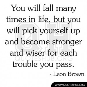 quoteshub.orgyou will pick yourself up