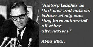 Abba eban famous quotes 1