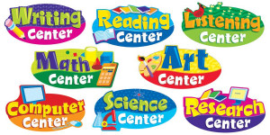 Free Classroom Center Signs for Preschool