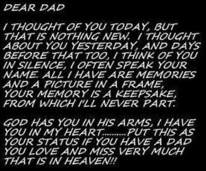 miss you, Dad