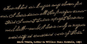 Postmarked Envelope of Letter that Followed Twain through Europe, 1892