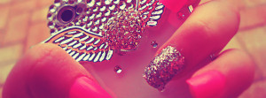 Click to view nail silver style facebook cover photo