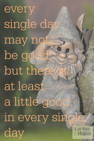 Love and Happiness Quotes - Every Single Day May Not Be Good But There ...