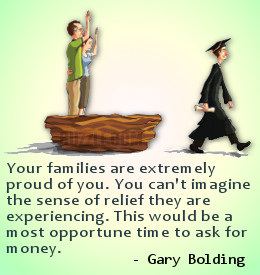 Gary Olding on graduation