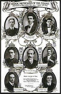Members of the Titanic orchestra