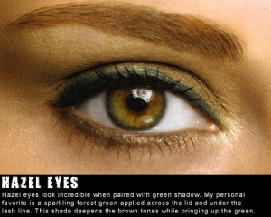 HAZEL EYES CHANGE EYE COLOUR