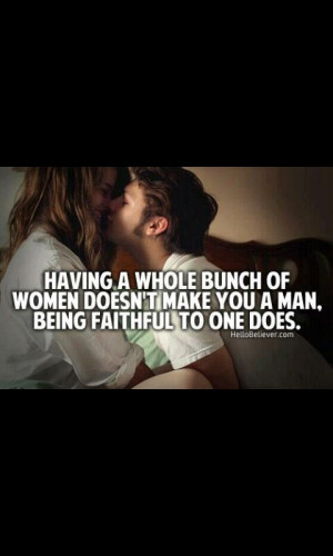 Faithfulness in your relationship is a must and has always been #1 in ...