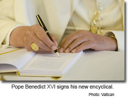 In new encyclical Pope Benedict slams population control,