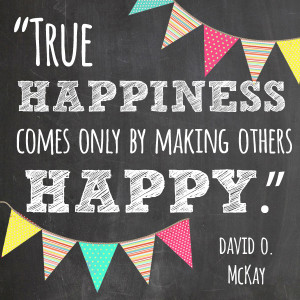 True Happiness Quote *Free Printable