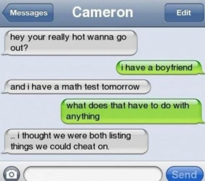 Funny Quotes About Boyfriends Cheating