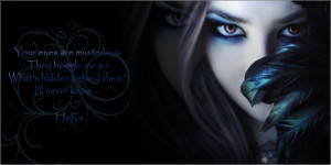 Mysterious eyes by LooooLa