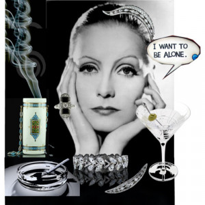 Greta Garbo- I want to be alone - Polyvore