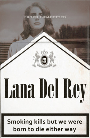 lana del rey, smoking