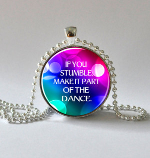 Rainbow Dance Jewelry. Dance Pendant. Quote Jewelry. Dancer Pendant ...