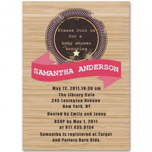 funny medal-like baby boy shower invitations bs154