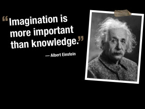 Albert Einstein Quotes Imagination Is More Important Than Knowledge