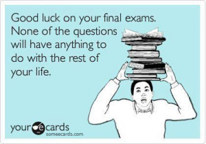 May the odds be ever in people having to take finals this week favor