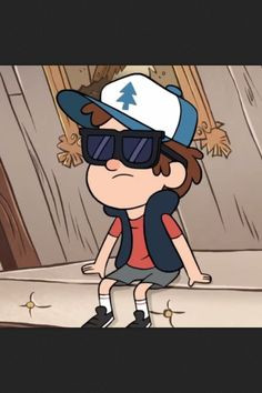 Dipper Pines possessed by Bill Cipher