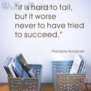 ... try to succeed