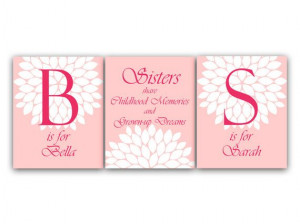 Sisters Wall Art Sister Quote Personalized by HuggableMeDesigns, $15 ...