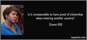 Is it unreasonable to have proof of citizenship when entering another ...