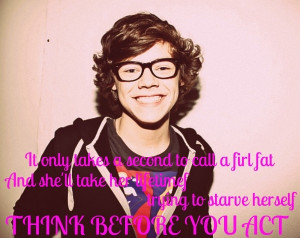 Day 8: fave quotes from each of the boys.....harry styles quote.