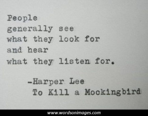Kill a mockingbird quotes