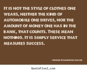 George Washington Carver quotes on success