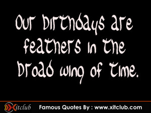 Birthday Quotes by Famous Authors . Famous Birthday Quotes for Women ...