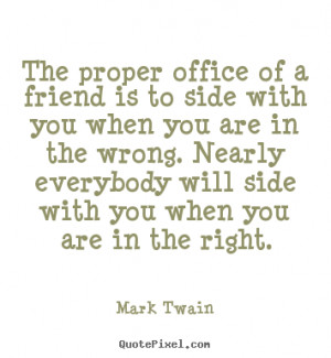 mark twain friendship quote prints design your own quote picture here