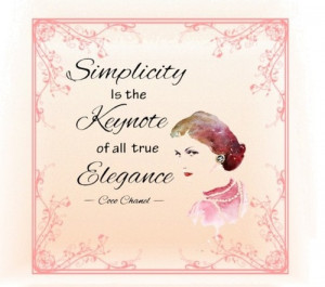 Coco Chanel Quotes Simplicity Coco Chanel Quotes Simplicity