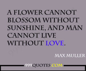 flower-cannot-blossom-without-sunshine-and-man-cannot-live-without ...