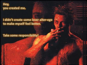 Fight club quotes and sayings movie about himself inspiring