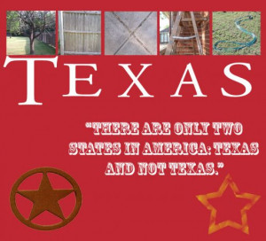 ... Texas. I added a funny little quote then uploaded some Google Image