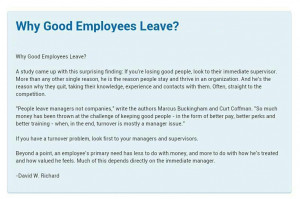 internet information blog why good employees leave 15 statistics that